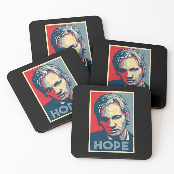 Item preview, Assange Hope [Worn Design] designed and sold by politicalamity.