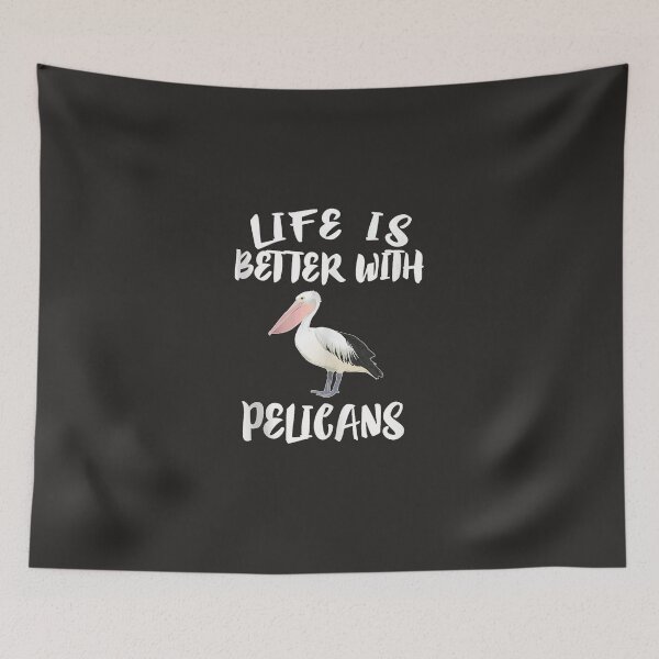 Item preview, Life Is Bette With Pelicans Birds designed and sold by redellstor.