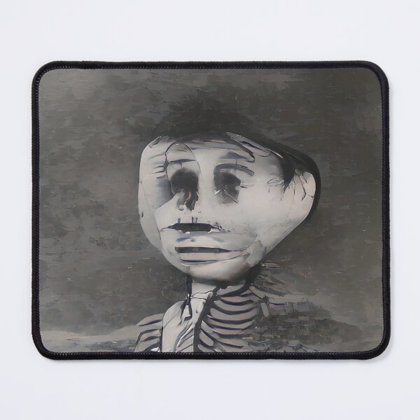 Item preview, Uncanny Valley Creepy Art designed and sold by CreepyKaleidopi.