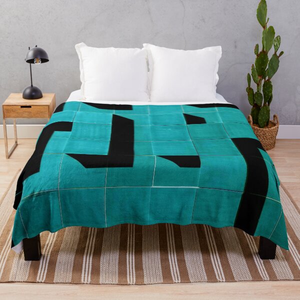 Item preview, PATTERN DESIGN STUDY #94 – Aqua Blue Cube Maze designed and sold by DEL-Productions.
