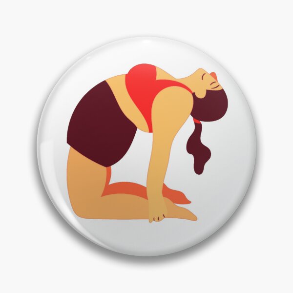 Item preview, Ustrasana - Camel Yoga Pose designed and sold by antevasinart.