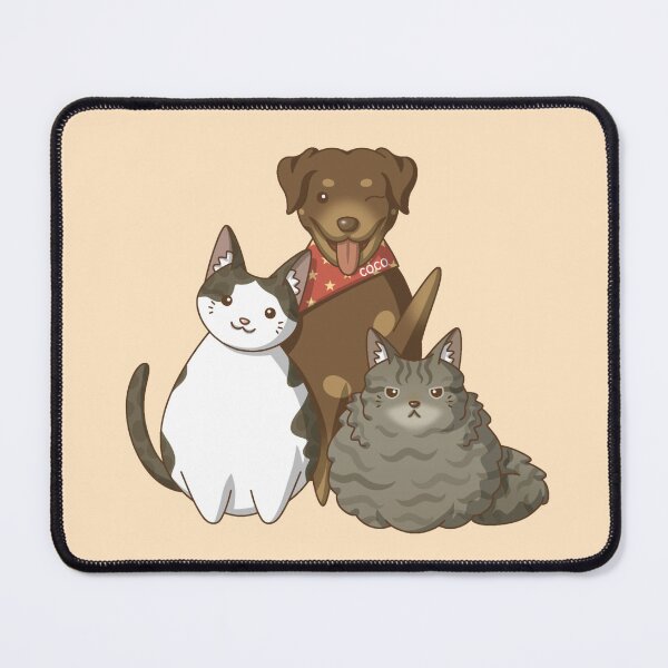 Item preview, Coco with her Cat Brothers designed and sold by Kyna Arts.