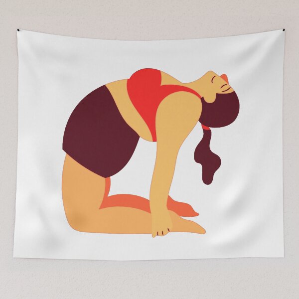 Item preview, Ustrasana - Camel Yoga Pose designed and sold by antevasinart.