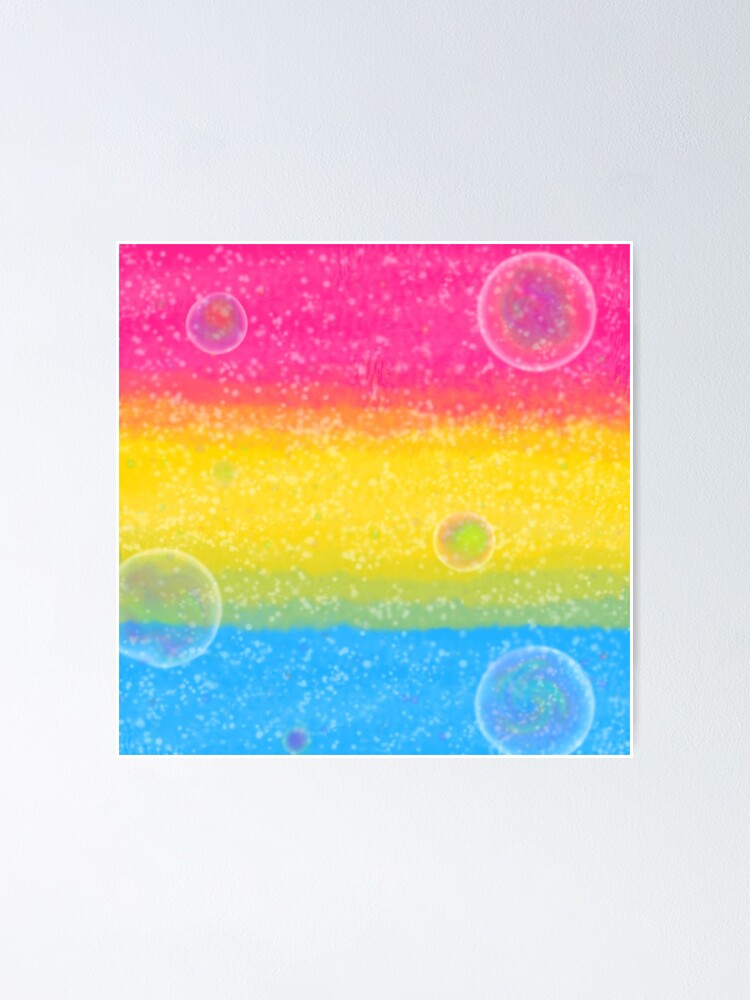 "Pan Flag Skyscape" Poster for Sale by MaskedMewtwo Redbubble