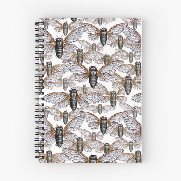 Item preview, Cicada Swarm in White designed and sold by stephsmith.