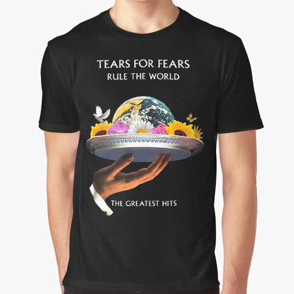 Tears For Fears 2022 T-Shirt Rule The World Tour Date 2022 Black Tee  S-2345XL