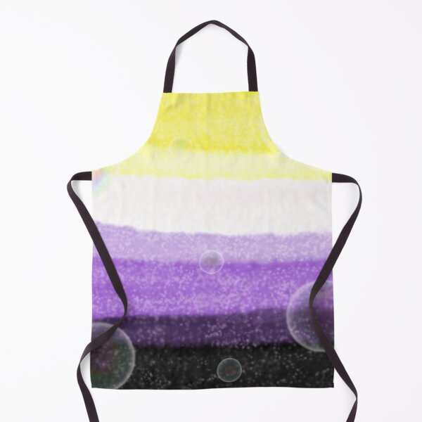Item preview, Nonbinary Pride Flag Skyscape designed and sold by MaskedMewtwo.