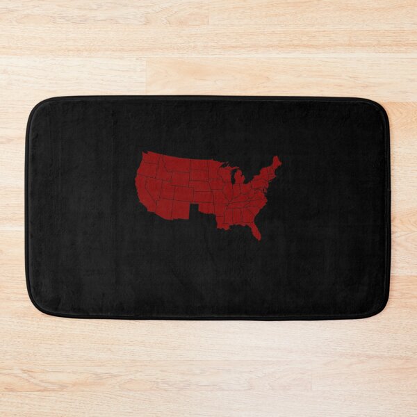 Item preview, America Without Texas, USA with Texas Missing, Maroon designed and sold by artfulnotebook.