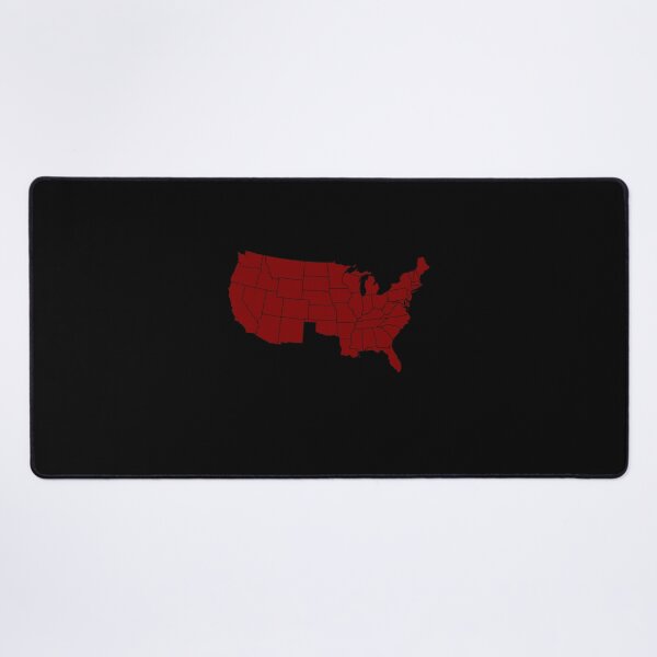 Item preview, America Without Texas, USA with Texas Missing, Maroon designed and sold by artfulnotebook.