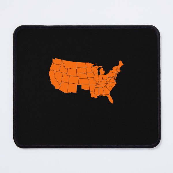 Item preview, America Without Texas, USA with Texas Missing, Orange designed and sold by artfulnotebook.