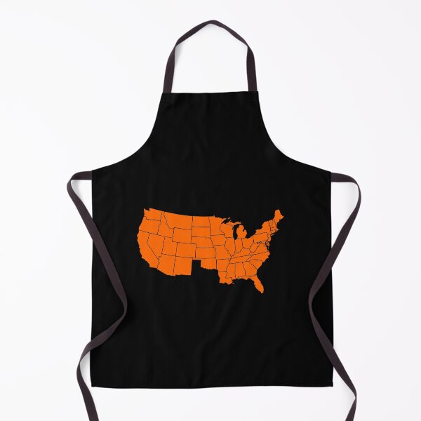 Item preview, America Without Texas, USA with Texas Missing, Orange designed and sold by artfulnotebook.