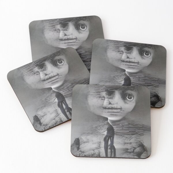 Item preview, Shadows of Uncanny Valley Creepy Art designed and sold by CreepyKaleidopi.