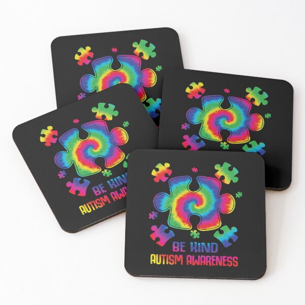 Item preview, Be Kind Autism Puzzle Pieces Tie Dye Autism Awareness designed and sold by HaaChris-Artis.