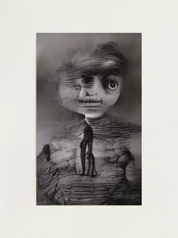 Shadows of Uncanny Valley Creepy Art | Photographic Print