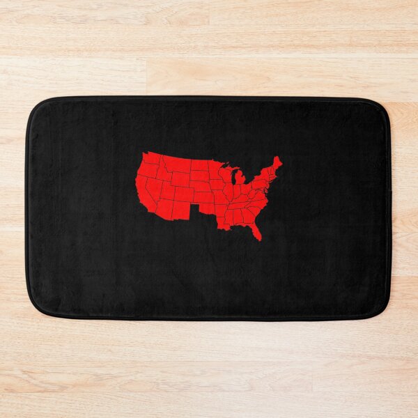 Item preview, America Without Texas, USA with Texas Missing, Red designed and sold by artfulnotebook.