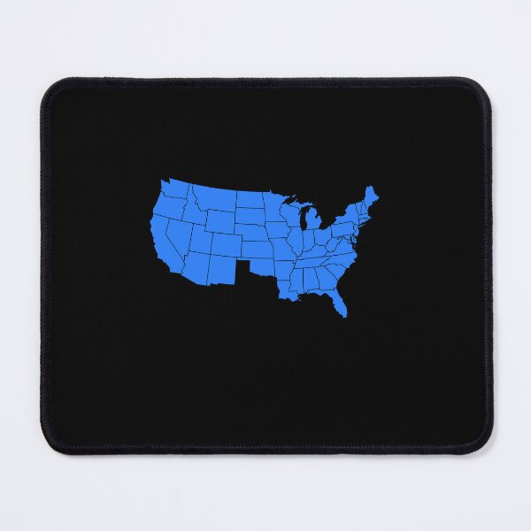 Item preview, America Without Texas, USA with Texas Missing, Blue designed and sold by artfulnotebook.