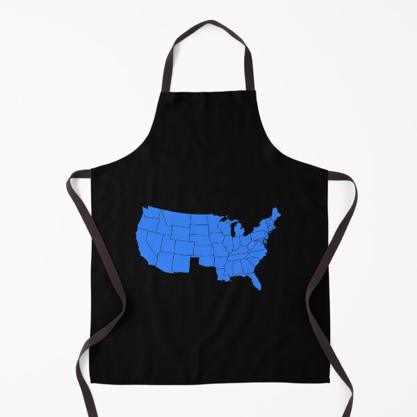 Item preview, America Without Texas, USA with Texas Missing, Blue designed and sold by artfulnotebook.
