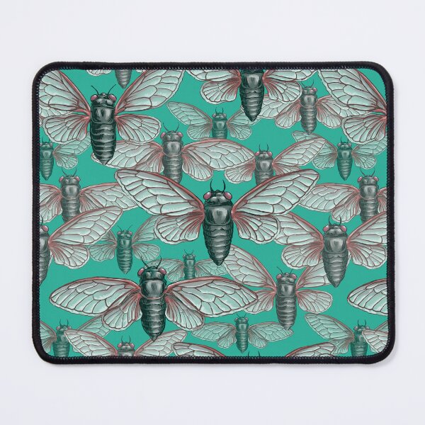 Item preview, Cicada Swarm in Teal designed and sold by stephsmith.