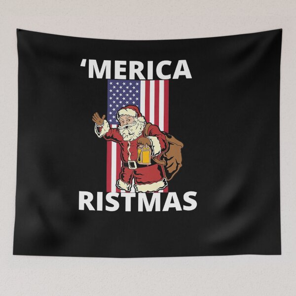 Item preview, FUNNY MERRY CHRISTMAS MERICA RISTMS UGLY XMAS designed and sold by sobriowslen.
