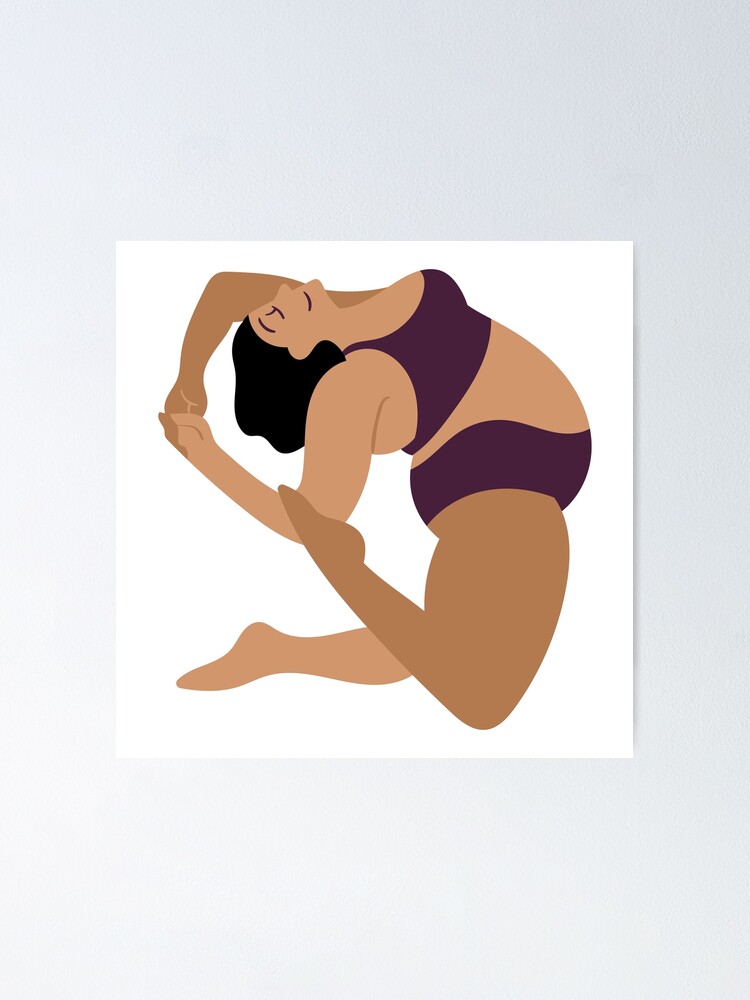 Eka Pada Rajakapotasana - Pigeon Pose Yoga | Poster