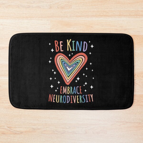 Item preview, Be Kind Embrace Neurodiversity Heart ADHD ASD Autism designed and sold by HaaChris-Artis.