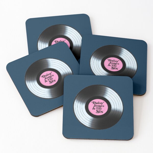 Item preview, Daisy Jones and The Six Black Retro Vinyl Disc   designed and sold by MyKnitCroh.