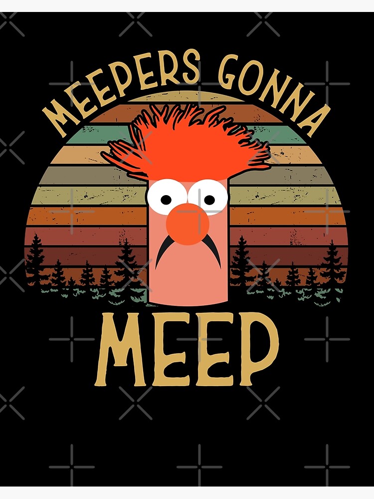 Meep Muppet Beaker | Art Board Print