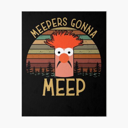 Meep Muppet Beaker | Art Board Print