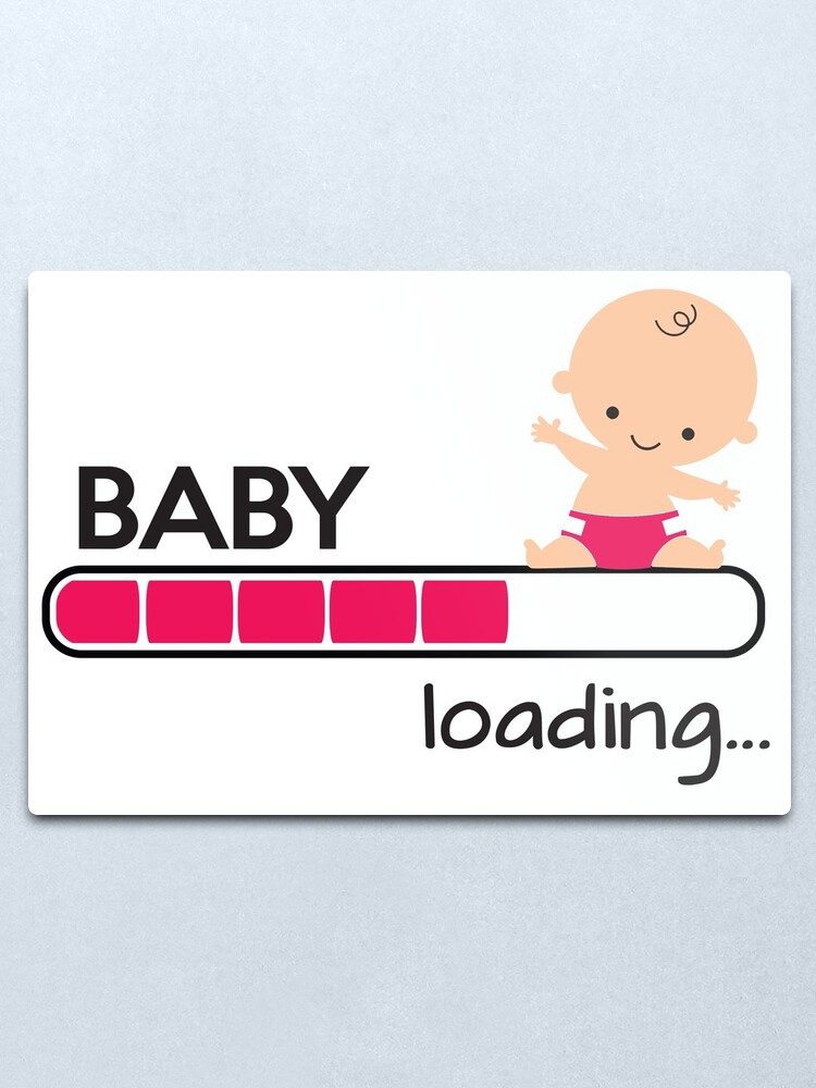 Baby Loading Metal Print By Nektarinchen Redbubble