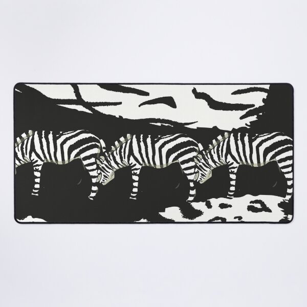 Item preview, Pattern with jaguars and zebras. Seamless illustration of exotic animals and tiger print designed and sold by Anastasiia Yurevych.