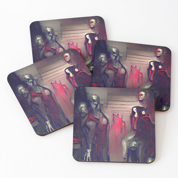 Item preview, Backstage Nightmare Creepy Art designed and sold by CreepyKaleidopi.
