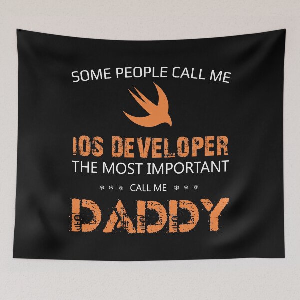 Item preview, IOS Developer Funny IOS Developer Call Me Daddy designed and sold by JuxNdx.