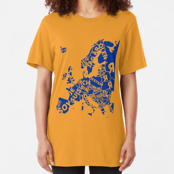 I am European Slim Fit T-Shirt