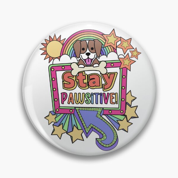 Item preview, Stay Pawsitive designed and sold by oodlesdesigns.