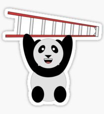 WWF Panda Vintage Ladder Sticker