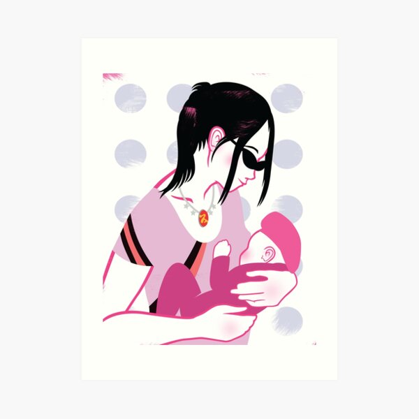 Trendy Mom 2 Art Print