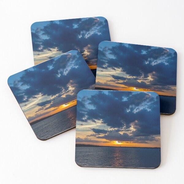 Item preview, Lavon Lake Blue and Yellow Sunset in Princeton Texas designed and sold by Peter Stawicki.