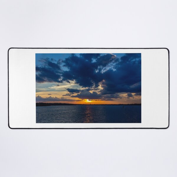Item preview, Lavon Lake Blue and Yellow Sunset in Princeton Texas designed and sold by Peter Stawicki.