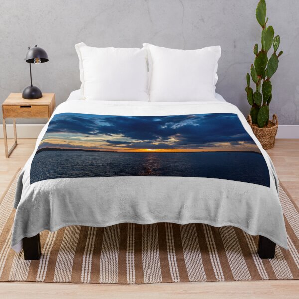 Item preview, Lavon Lake Blue and Yellow Sunset in Princeton Texas designed and sold by Peter Stawicki.