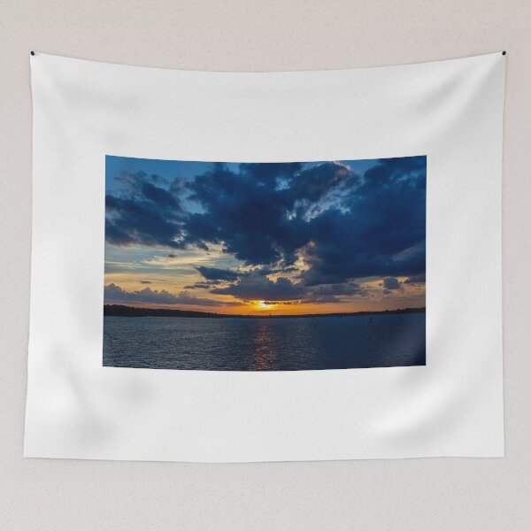Item preview, Lavon Lake Blue and Yellow Sunset in Princeton Texas designed and sold by Peter Stawicki.