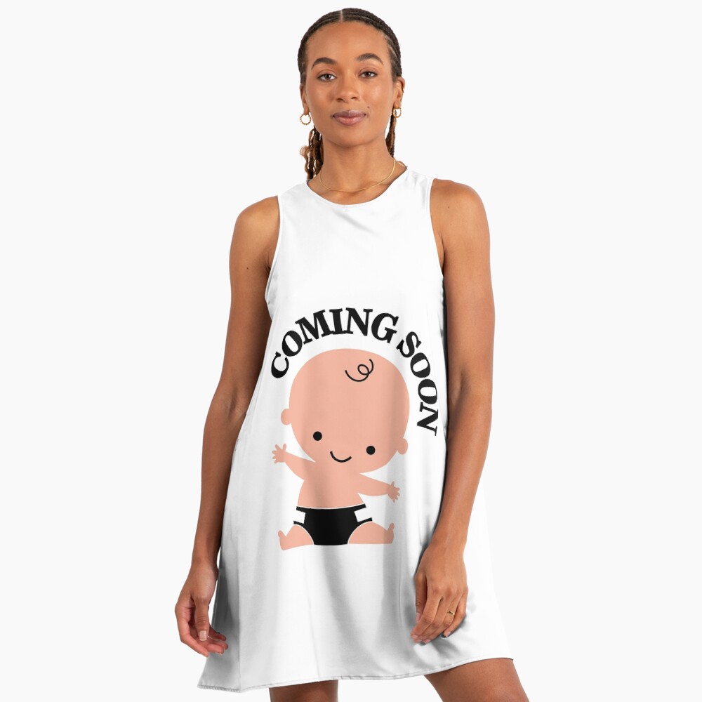 Baby coming soon" A-Line Dress by nektarinchen | Redbubble Baby coming soon" A-Line Dress by nektarinchen | Redbubble