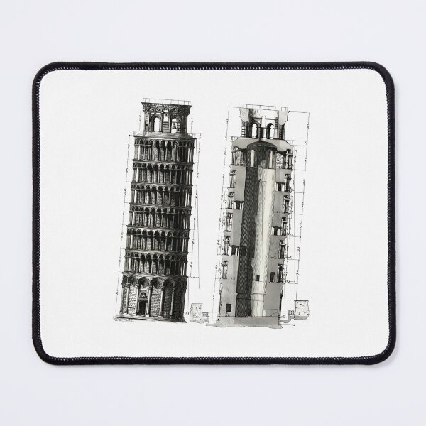 Item preview, Etching of the leaning tower of Pisa designed and sold by amuseXpress.