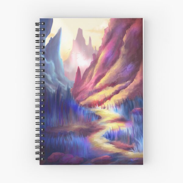 Item preview, Color Changing Landscape Illustration designed and sold by cherry-x-art.