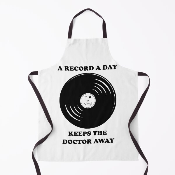 Item preview, a record a day keeps the doctor away love vinyl designed and sold by Hans-Rollschuh.
