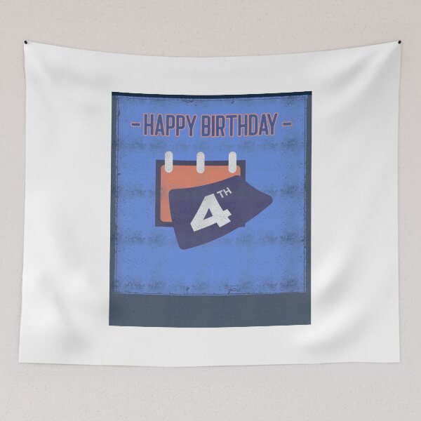 Item preview, Happy Birthday America 4th of July designed and sold by Verbiage24.