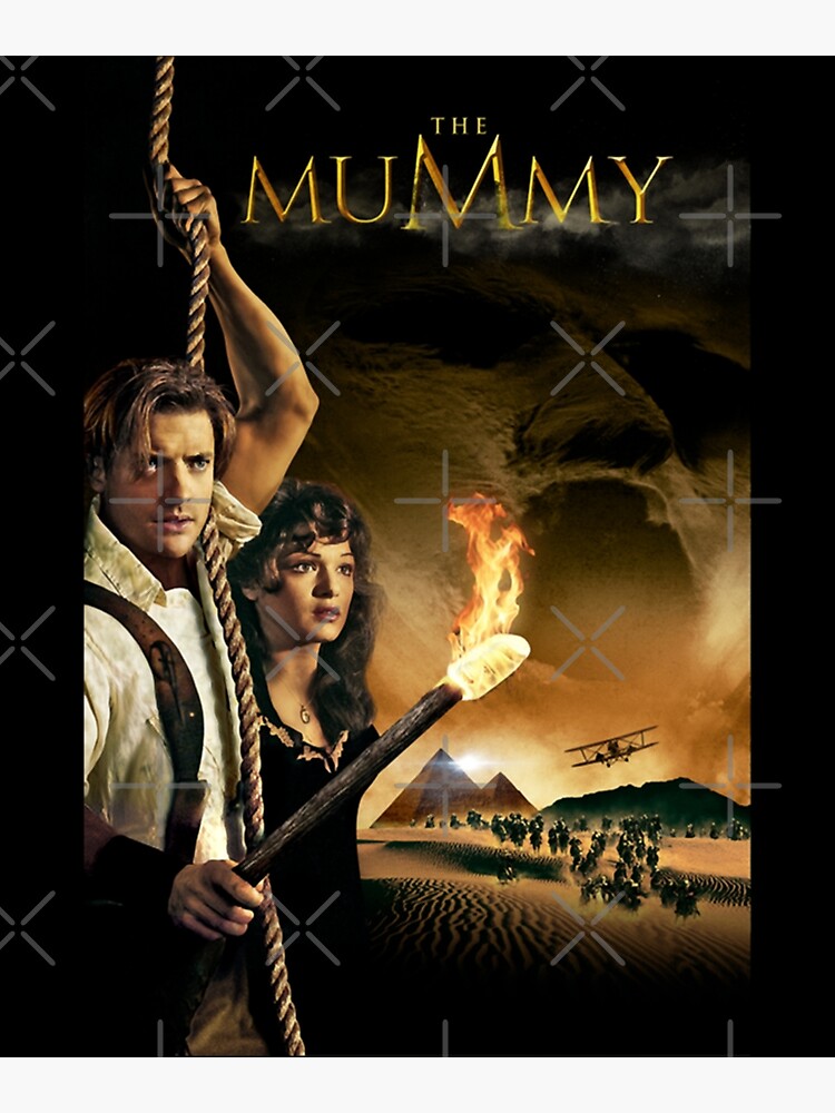 Disover The Mummy Rick and Evelyn Gift Fan Premium Matte Vertical Poster