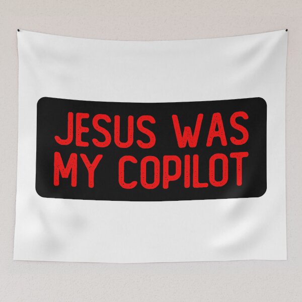 Item preview, Jesus Was My Copilot Cool Biker designed and sold by Sour Soul.
