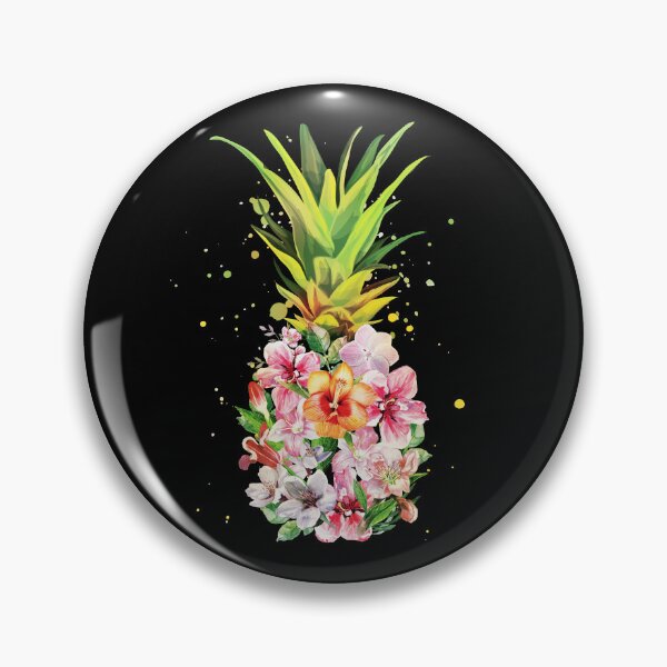 Item preview, Pineapple Flowers Aloha Beach Hawaii Hawaiian designed and sold by LiqueGifts.