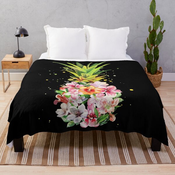 Item preview, Pineapple Flowers Aloha Beach Hawaii Hawaiian designed and sold by LiqueGifts.