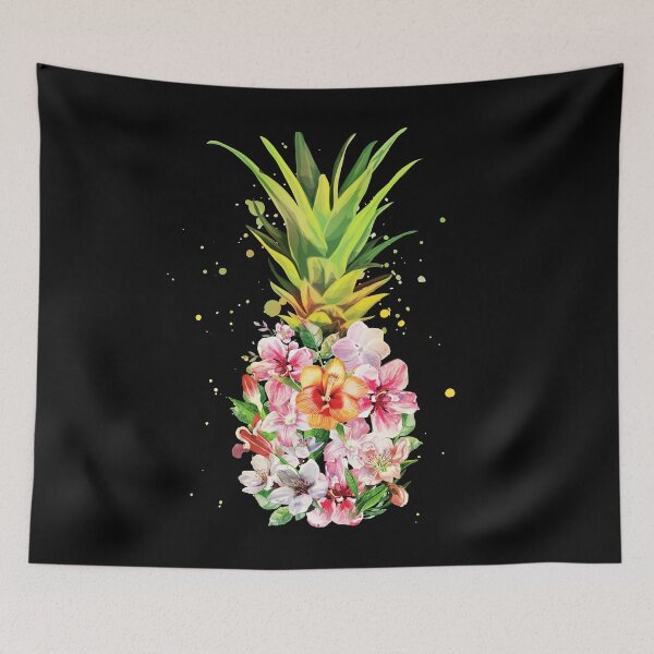 Item preview, Pineapple Flowers Aloha Beach Hawaii Hawaiian designed and sold by LiqueGifts.